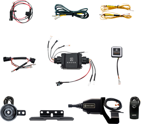 RAVEK Turn Signal Kit - Gen3 Speakeasy™ - CFMOTO U10 - Lever 68-1000SL
