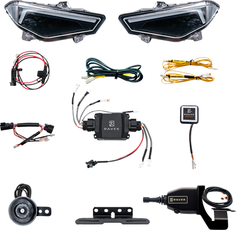 RAVEK Turn Signal Kit - Gen3 Speakeasy™ - Ranger XP 1000 - Lever 64-1008SLH