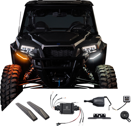 RAVEK Turn Signal Kit - Gen3 Speakeasy™ - Polaris General - Lever 64-700SL