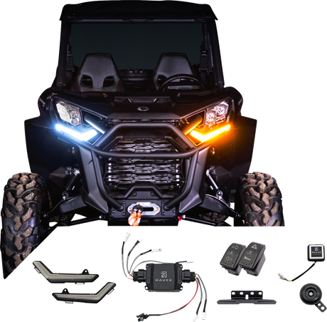 RAVEK Turn Signal Kit - Signature - Gen3 Speakeasy™ - Can-am Commander - Rockers 65-5000SR