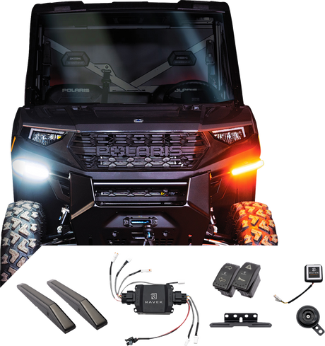 RAVEK Turn Signal Kit - Signature - Gen3 Speakeasy™ - Polaris Ranger - Rockers 64-1007SR