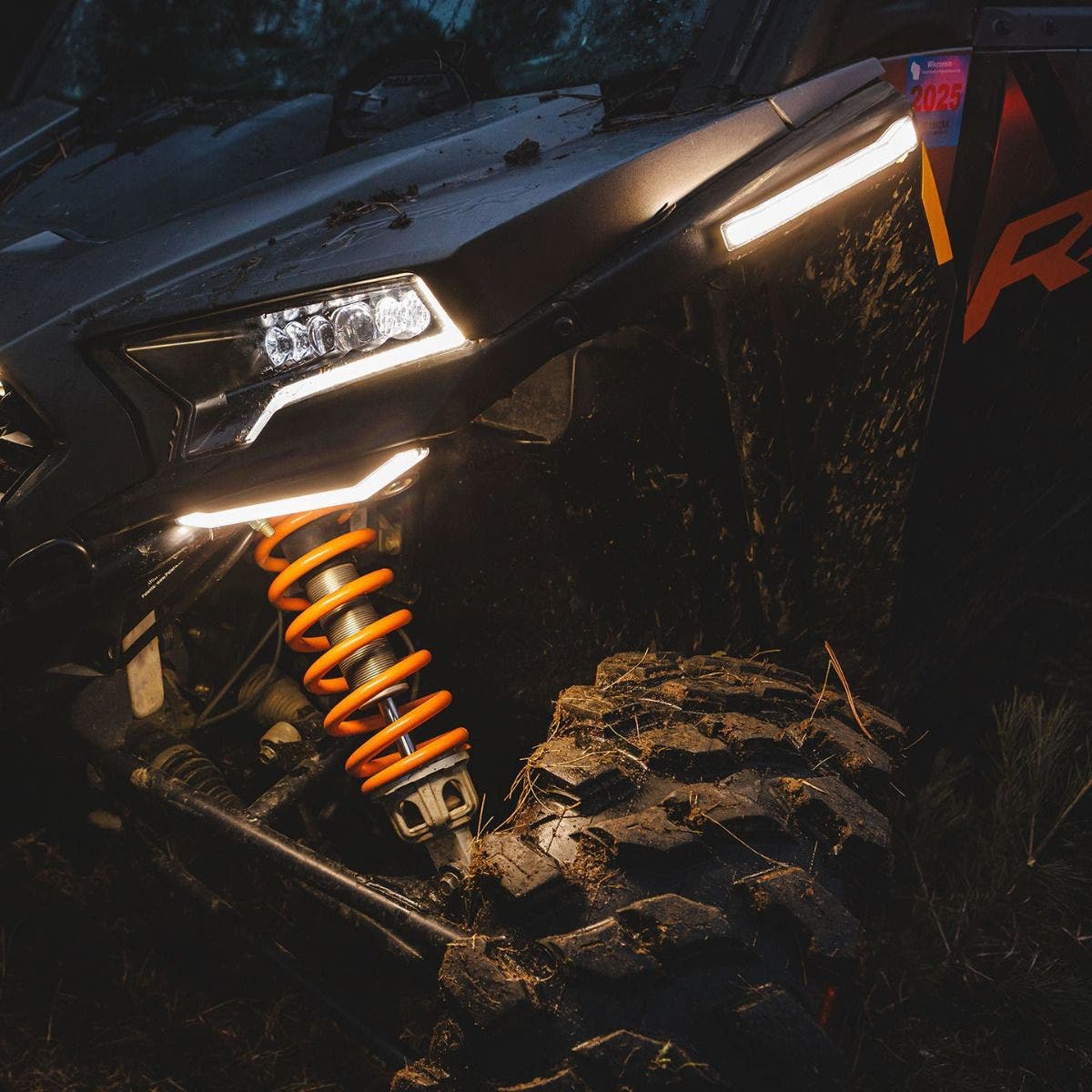 Polaris RZR XP 2024+  Plug & Play Auto-Cancel UTV Turn Signal Kit with White Running Lights-Ravek