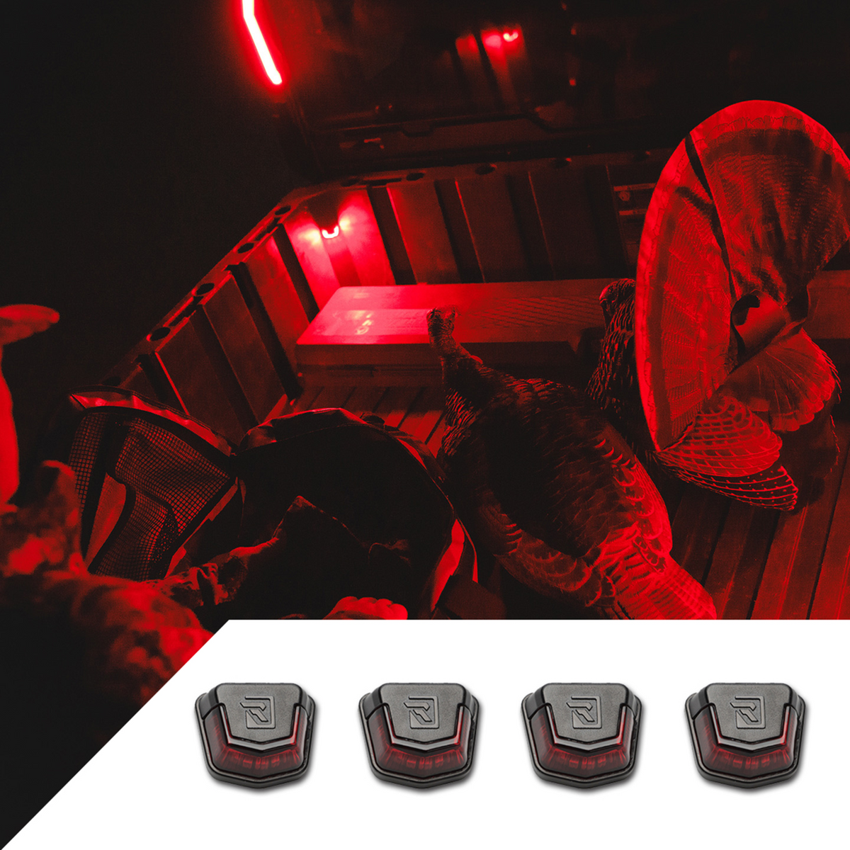 RAVEK Trunk Bed Lights - Speakeasy™ - Red 59-1085R