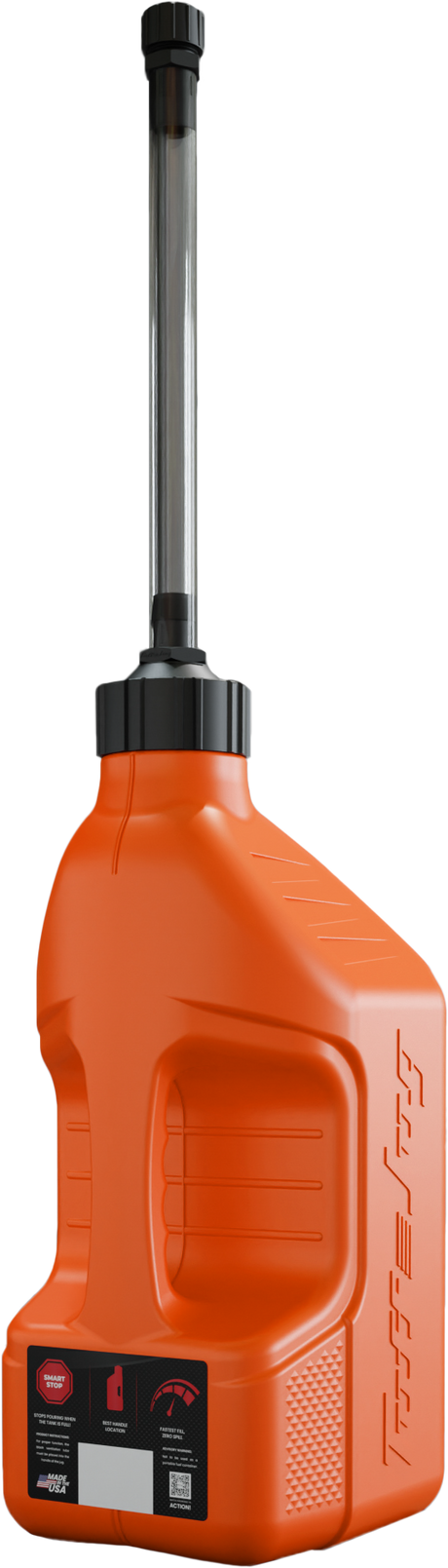 Utility Container Orange W/ Autostop Spout 2.5 Gal