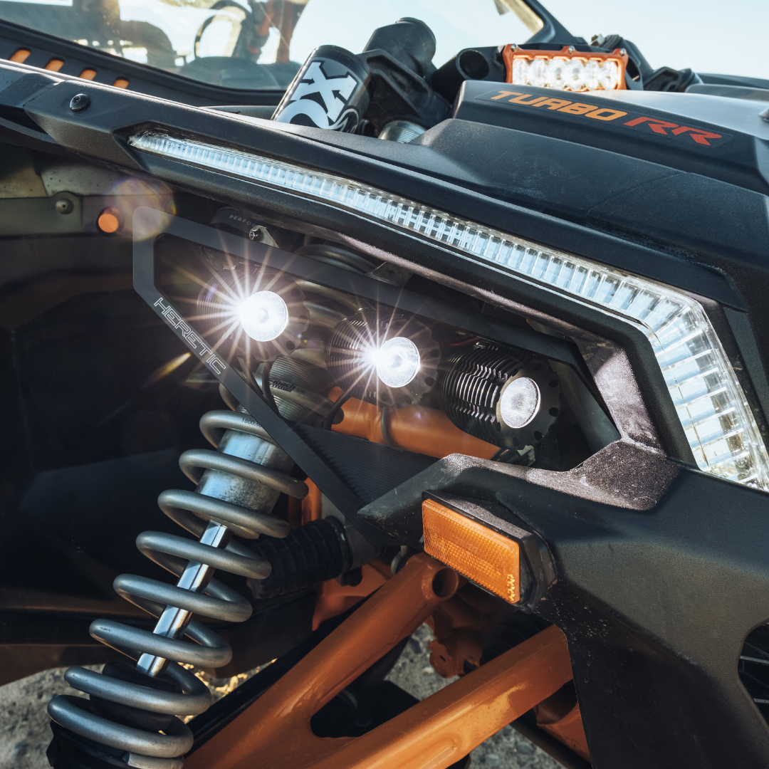 Can Am Maverick X3 LED HERETIC Headlights