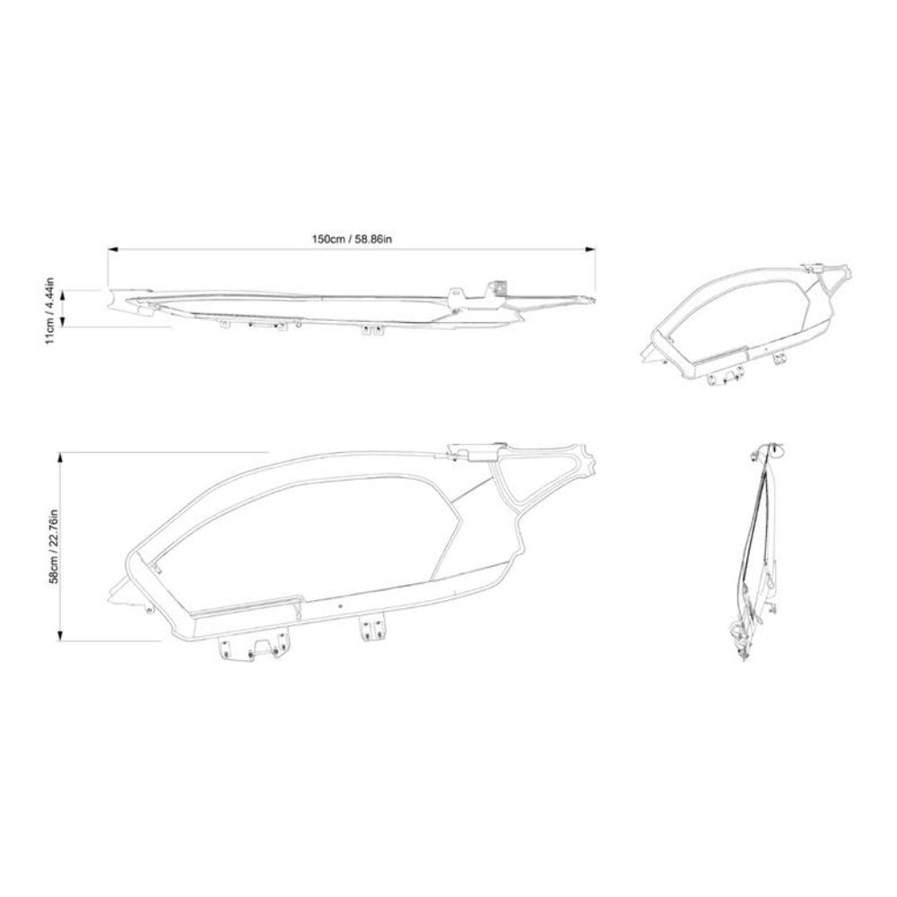 Can-Am Maverick X3 Upper Soft Door Panels