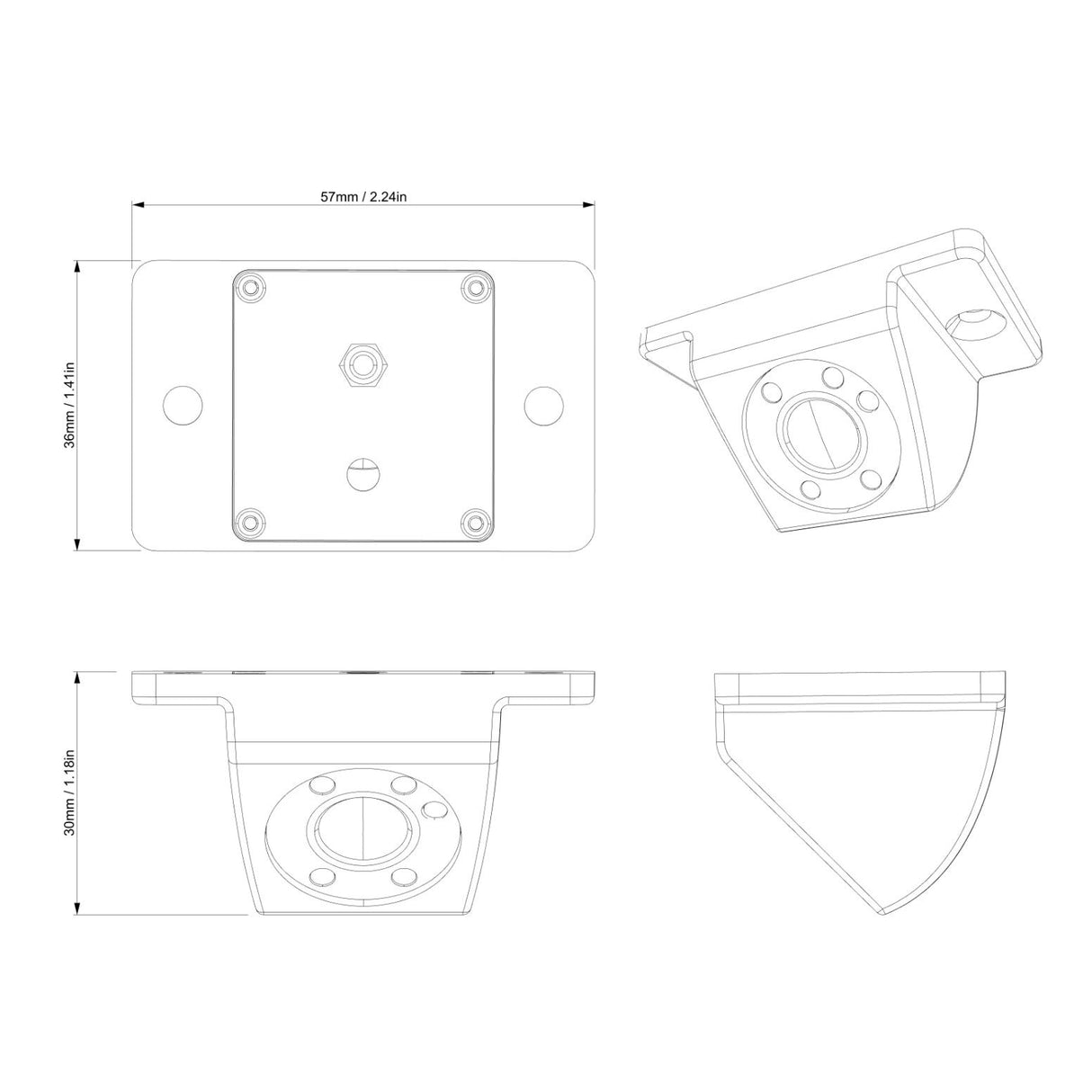 Can-Am Defender HD11 Front View Camera without Touchscreen Display
