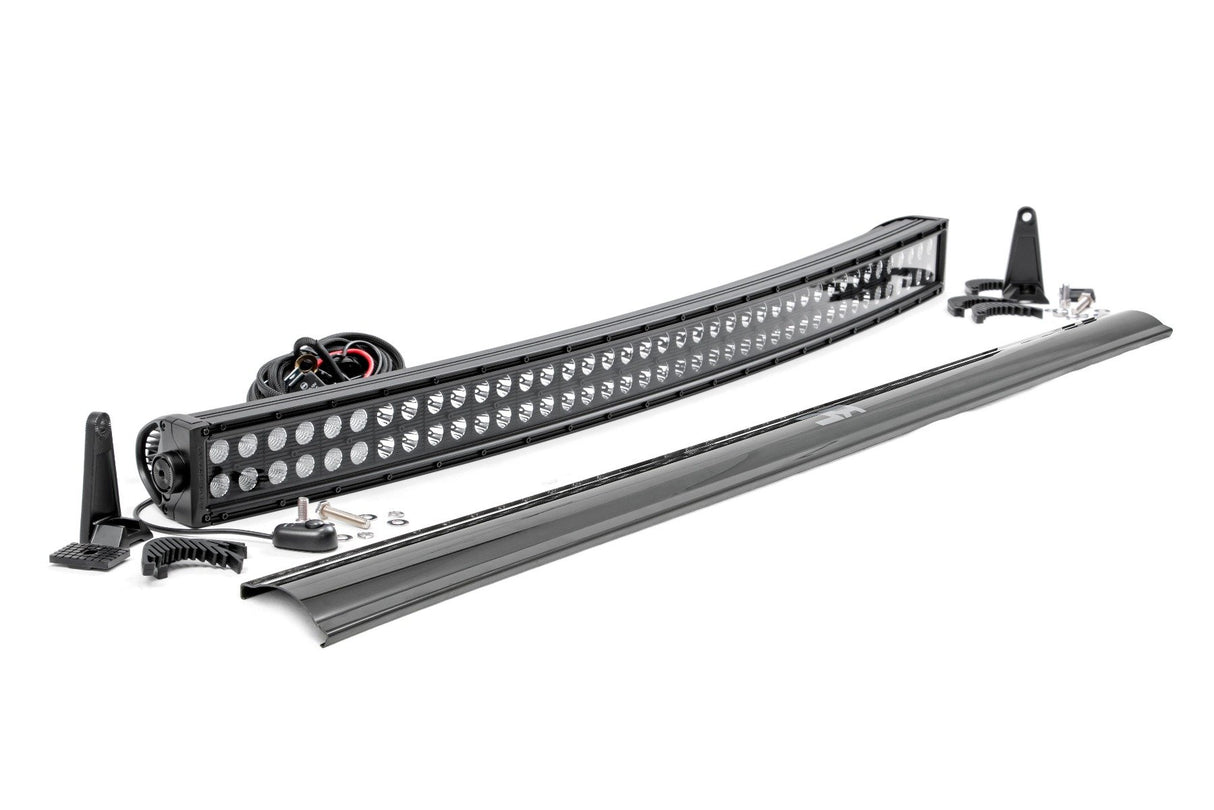 40 Inch Black Series LED Light Bar | Curved | Dual Row