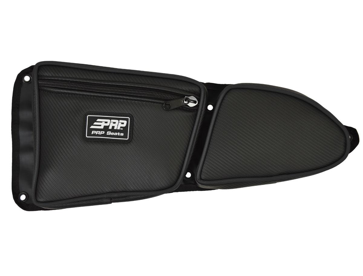 PRP Seats E36-210 Carbon Fiber Black Driver Side Door Bag with Knee Pad