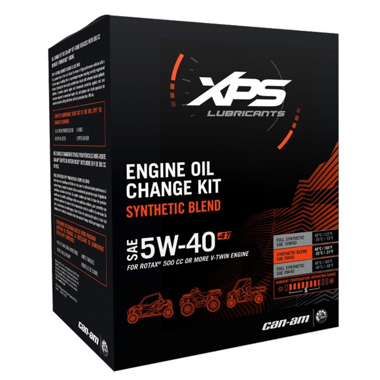 CAN-AM OIL CHANGE KIT 5W40 500 CC + V2