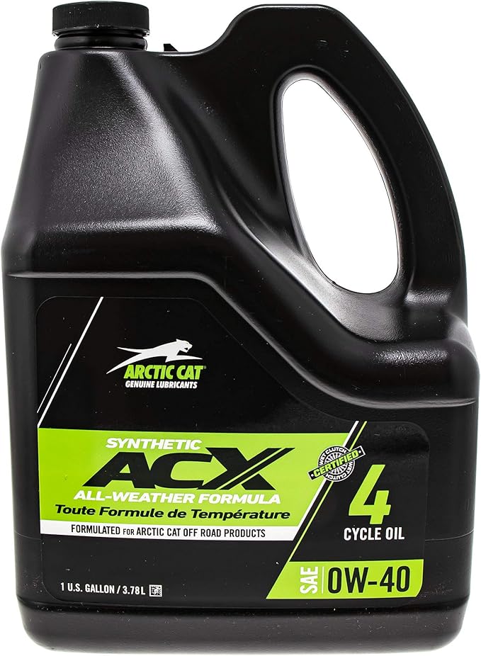 Arctic Cat 2436-850 ACX 0W-40 Gallon Synthetic Oil Change Kit for Alterra Wildcat