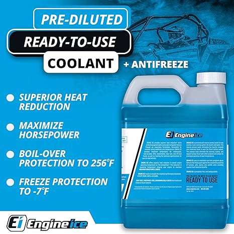 Engine Ice  Hi-Performance Motorcycle Coolant + Antifreeze - 0.5 Gallon