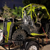 Can-Am Defender HD11 Rear Winch Bumper – with LED Lights & Tow Hooks