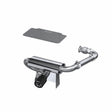 Single Slip On Turbo Back Center Exit W/ Perf Muff Cf