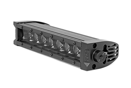 8 Inch Black Series LED Light Bar | Single Row | Cool White DRL | Pair
