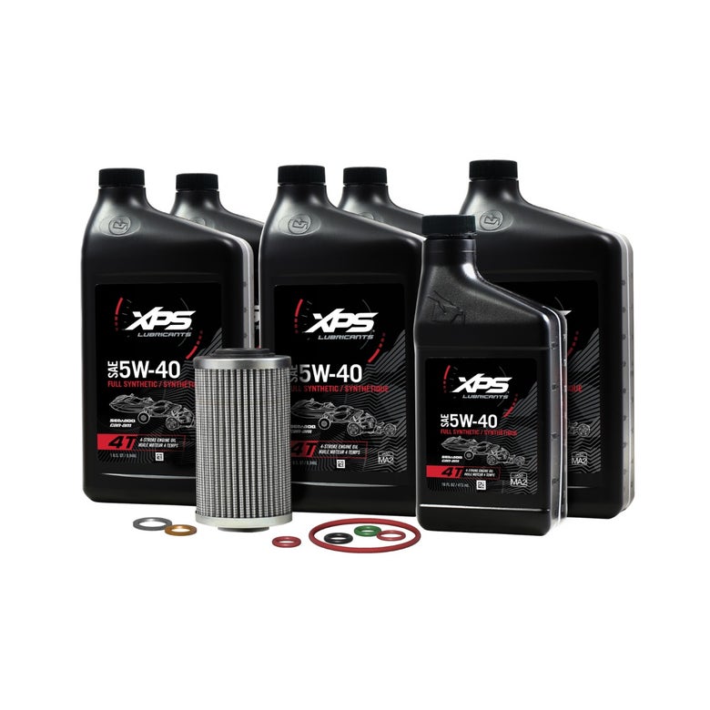 4T 5W-40 Full Synthetic Oil Change Kit for Rotax 900 ACE engine - Spyder