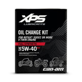 CAN-AM OEM 4T 5W-40 Full Synthetic Oil Change Kit for Rotax 500 cc or more V-Twin engine