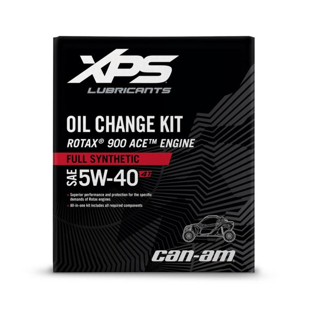 CAN-AM OEM 4T 5W-40 Full Synthetic Oil Change Kit for Rotax 900 ACE engine