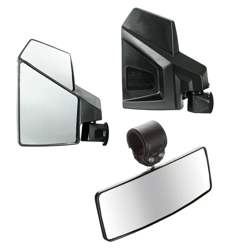 Kolpin UTV Side and Rearview Mirror Combo Kit