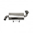 Single Slip On System W/ Oval Sport Muffler Chrome