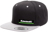 FACTORY EFFEX Kawasaki Wedge Hat - Black/Gray 23-86100