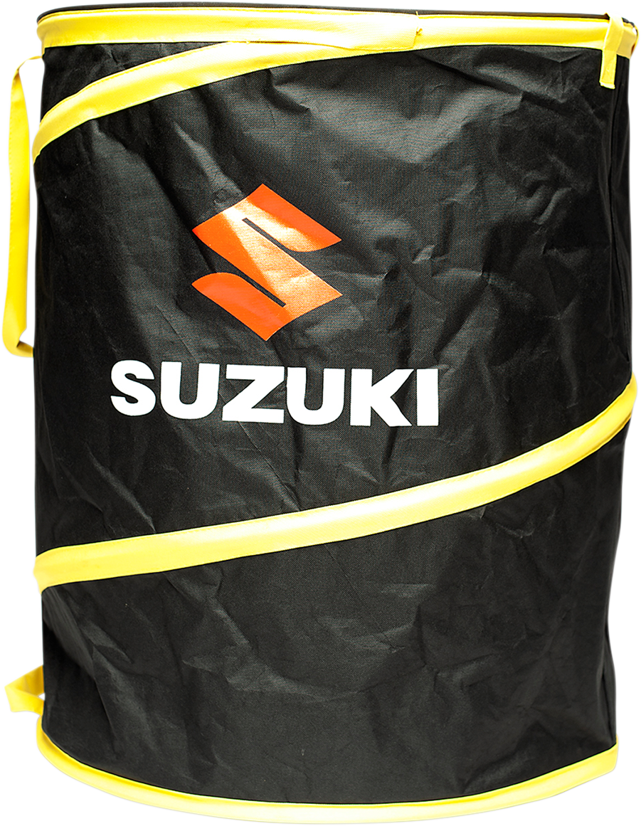 FACTORY EFFEX Trash Can - Black/Yellow - Suzuki 22-45460