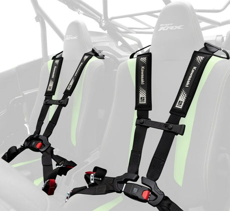 Kawasaki Teryx KRX4 1000 Click-6 Complete 6-Point Harness Kit - FRONT AND REAR SET