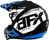 AFX FX-17Y Helmet - Attack - Matte Black/Blue - Medium 0111-1409