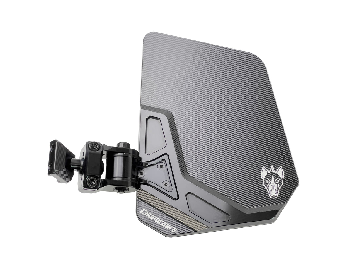Defender Chupacabra CUERO UTE BLACK Side Mirrors + Direct Mount