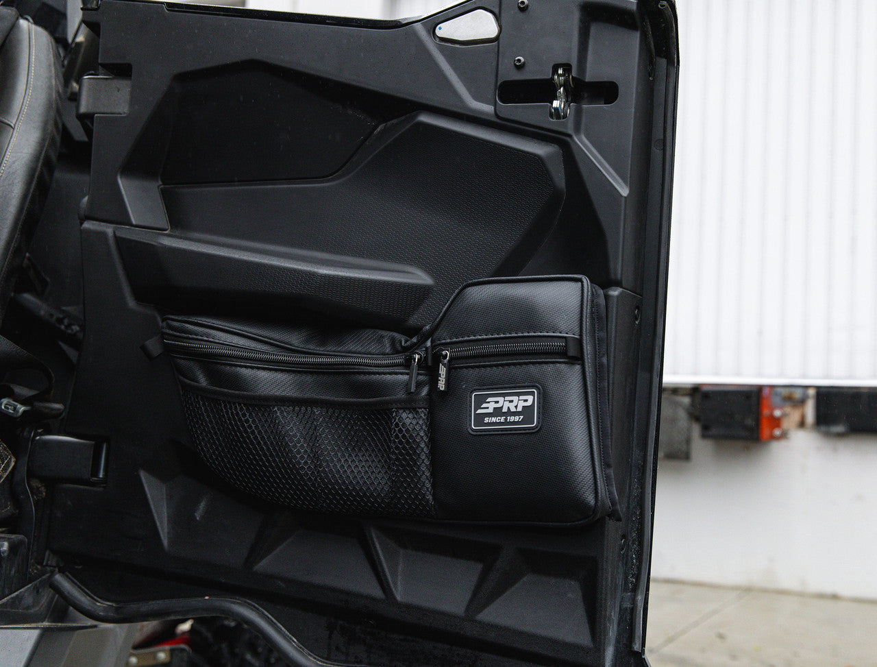 DRT Motorsports Front Door Bags With Knee Pad For Polaris RZR PRO