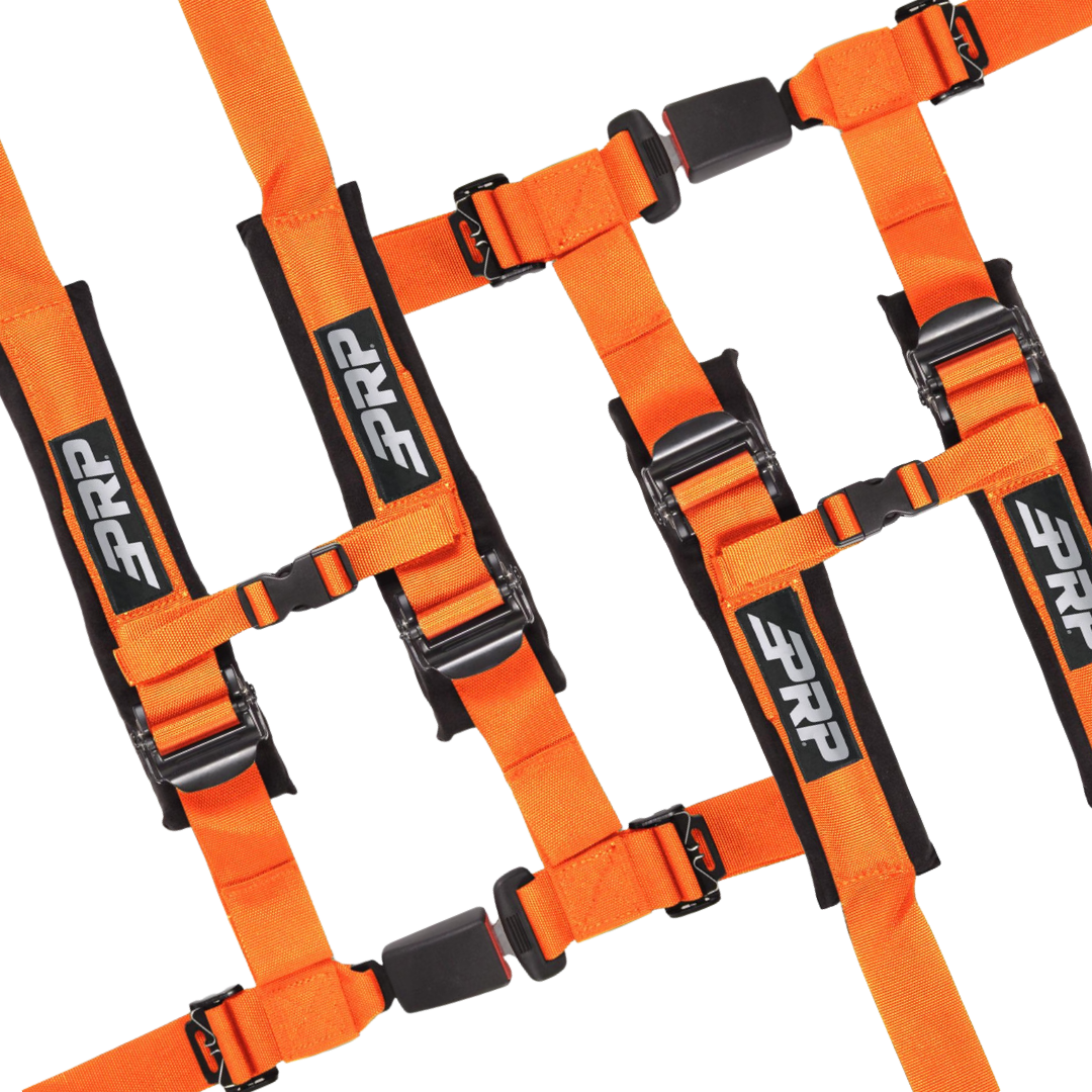 ORANGE PRP 4-point 2" Auto Latch Harness