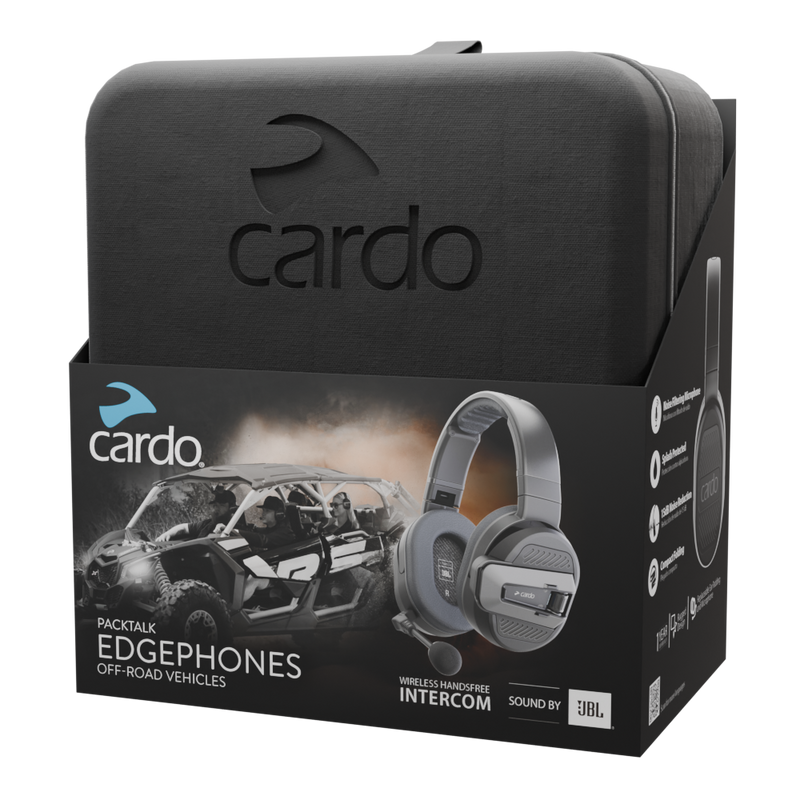 Cardo Packtalk Edgephones Headset - Duo Pack