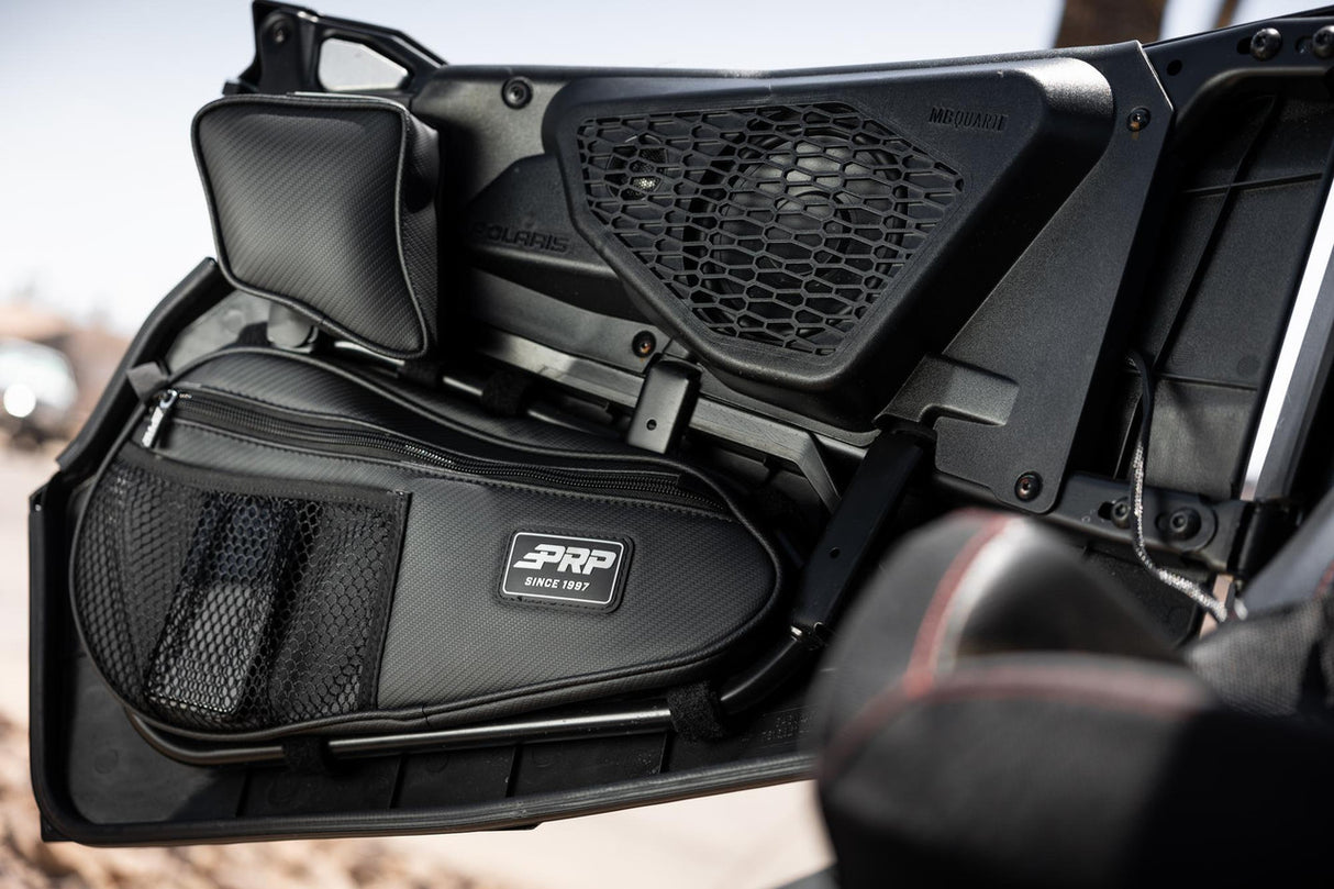 PRP UTV Protective Knee Pads for Polaris RZR with Door Speakers - Easy to Install, Designed for Off Road Protection, Includes 2 Pads (R/L)