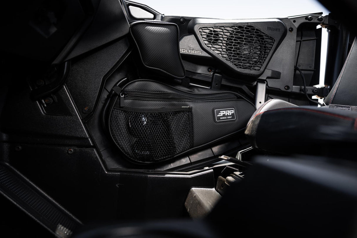 PRP UTV Protective Knee Pads for Polaris RZR with Door Speakers - Easy to Install, Designed for Off Road Protection, Includes 2 Pads (R/L)