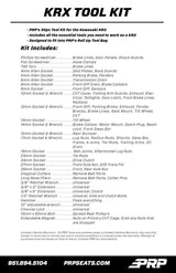 Kawasaki KRX Roll Up Tool Bag with 35pc Tool Kit