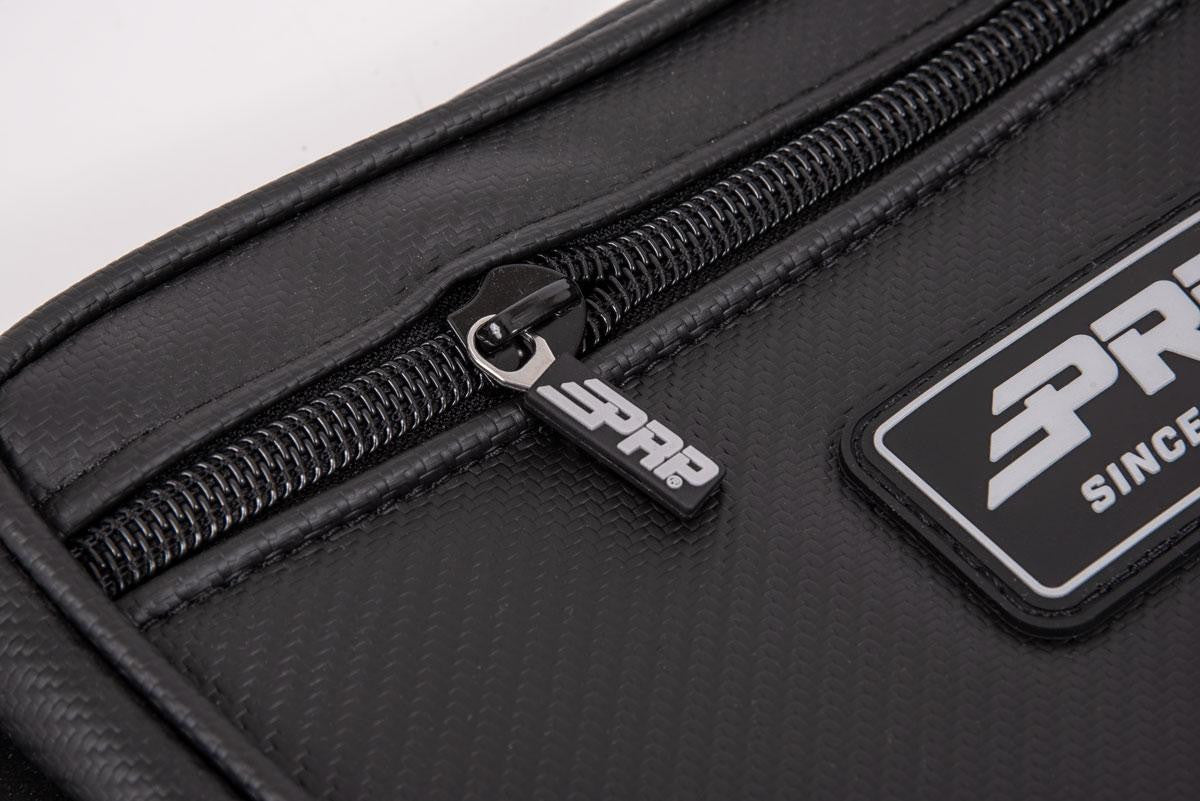 PRP Seats E36-210 Carbon Fiber Black Driver Side Door Bag with Knee Pad