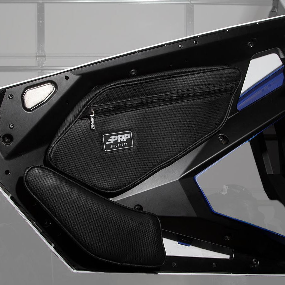 Front Door Bags For 2020 - 2024 with Knee Pad for Polaris RZR PRO XP, PRO R, Turbo R (Pair)