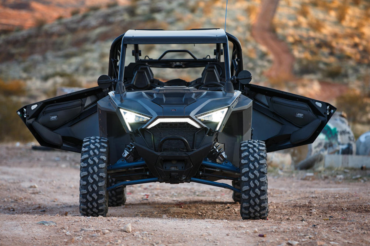 Front Door Bags For 2020 - 2024 with Knee Pad for Polaris RZR PRO XP, PRO R, Turbo R (Pair)