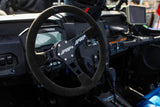 PRP Deep Dish Suede Steering Wheel- Blue