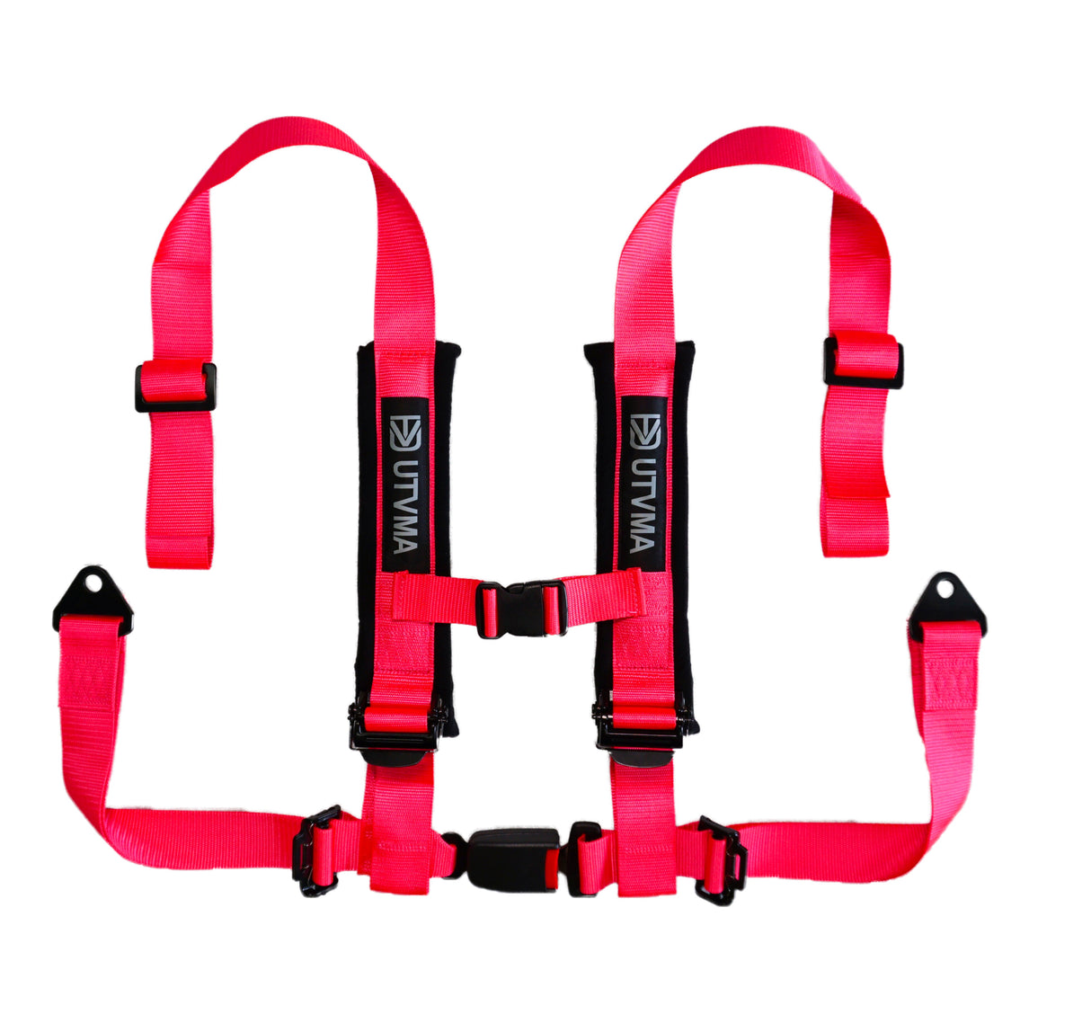 UTVMA 2-Inch 4-Point Harness with Auto Buckle – Pink