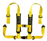 UTVMA 2-Inch 4-Point Harness with Auto Buckle – Yellow