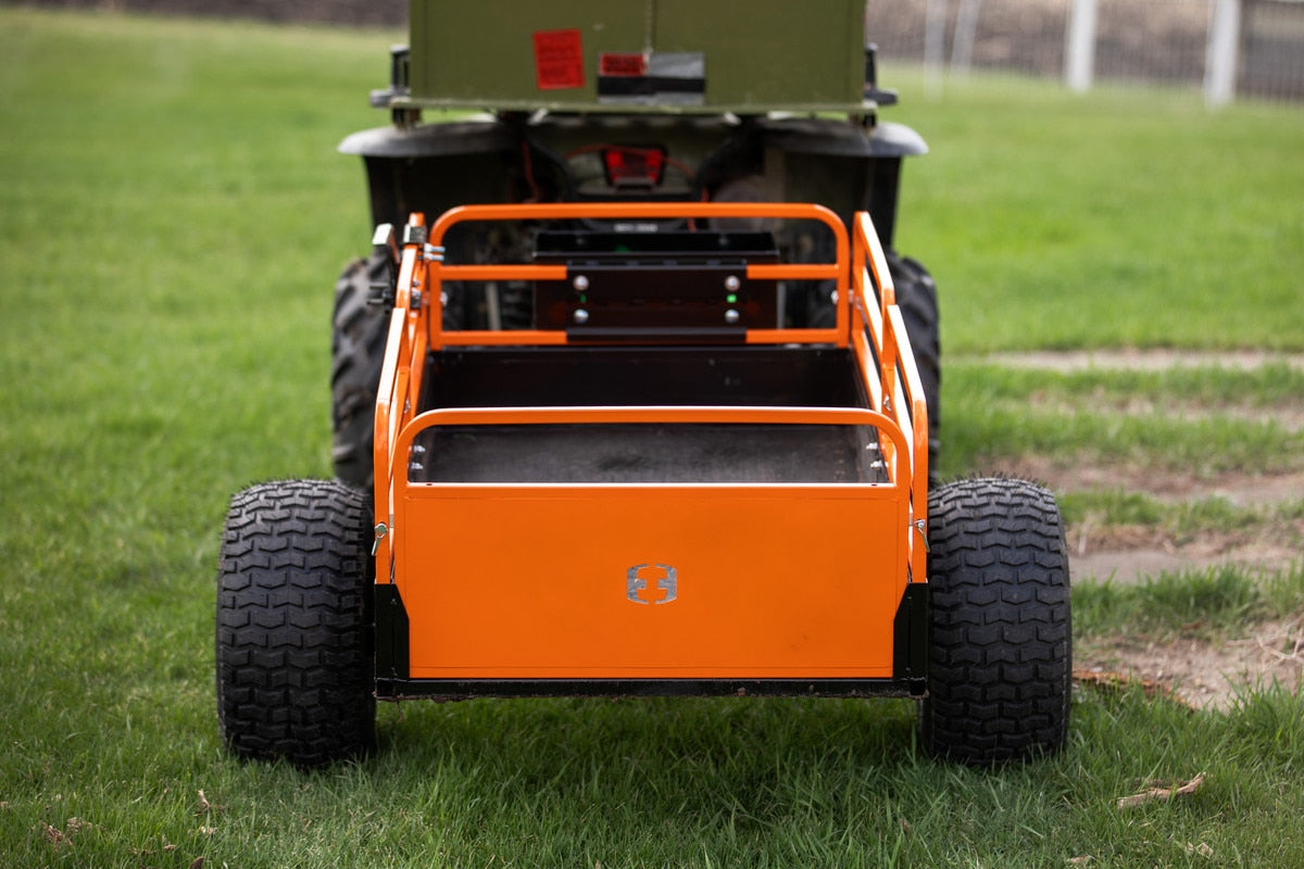 Impact Implements 1500lb HD Agricultural Trailer with Solid Floor and Side