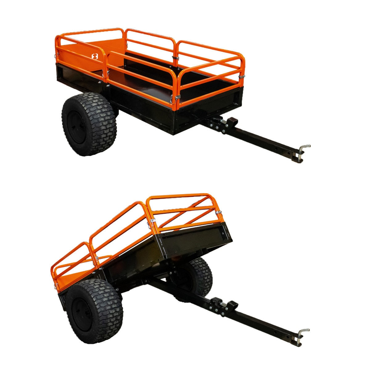 Impact Implements 1500lb HD Agricultural Trailer with Solid Floor and Side