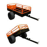 Impact Implements 1500lb HD Agricultural Trailer with Solid Floor and Side