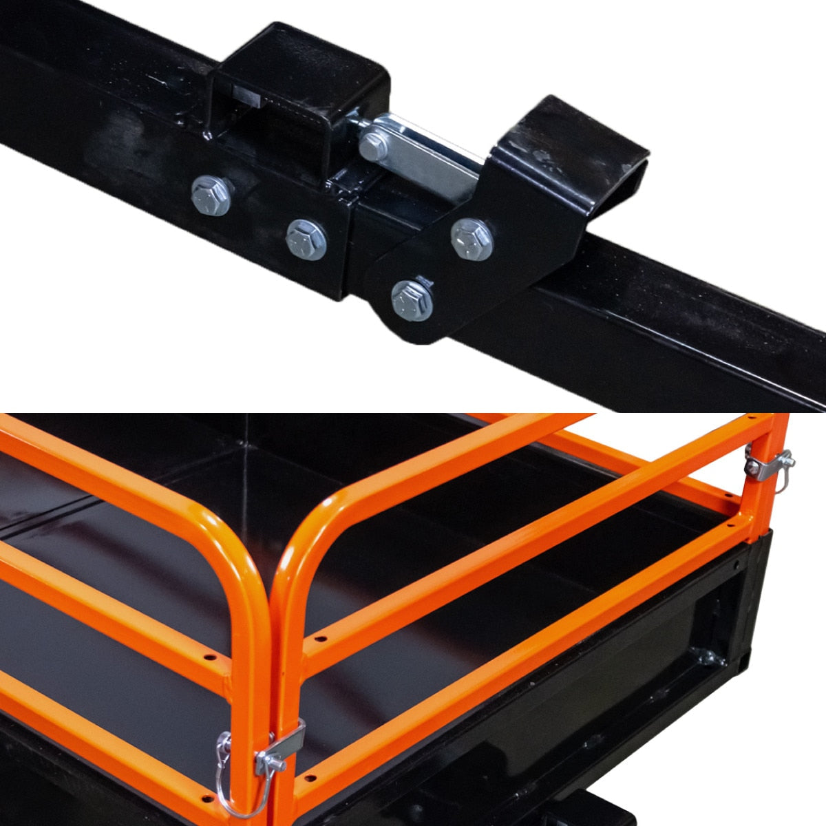 Impact Implements 1500lb HD Agricultural Trailer with Solid Floor and Side