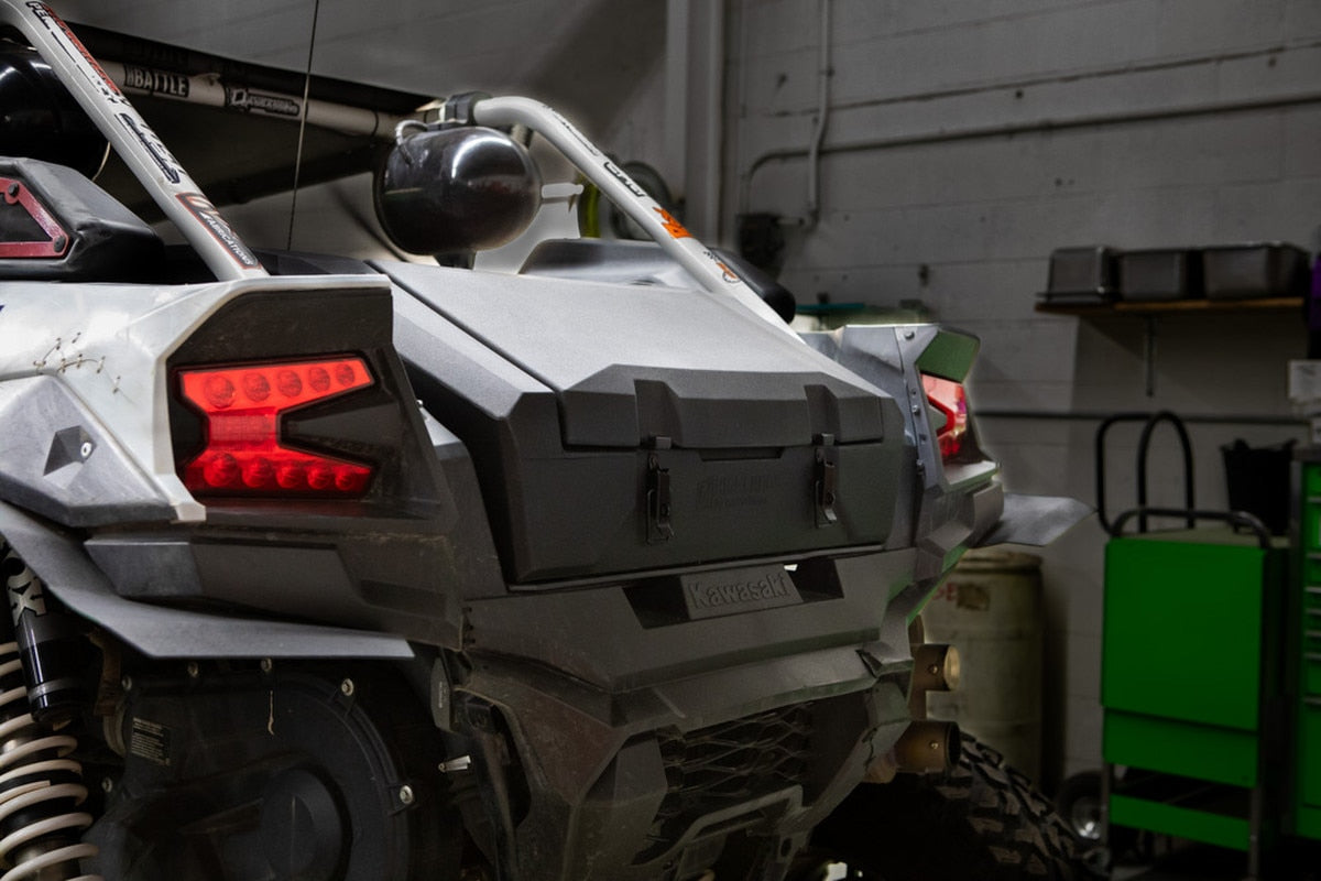 HIGHLANDS CARGO UTV Rear Storage Box for 2020-2026 Kawasaki KRX Models