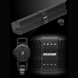 Kicker KPB1 PowerBar 21" – 6-Speaker Bluetooth All-Weather Soundbar