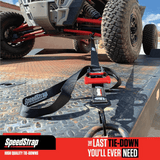 SpeedStrap 1 1/2In UTV Tie-Down Kit - Red