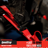 SpeedStrap 1 1/2In UTV Tie-Down Kit - Red