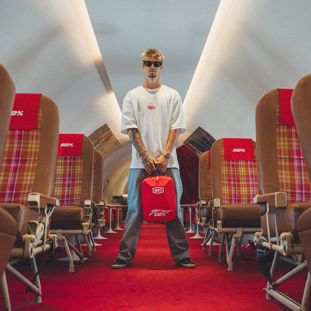 100% Armega JettPak LE Goggle – HiPER Mirror Red Lens